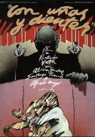 Póster de Con uñas y dientes
