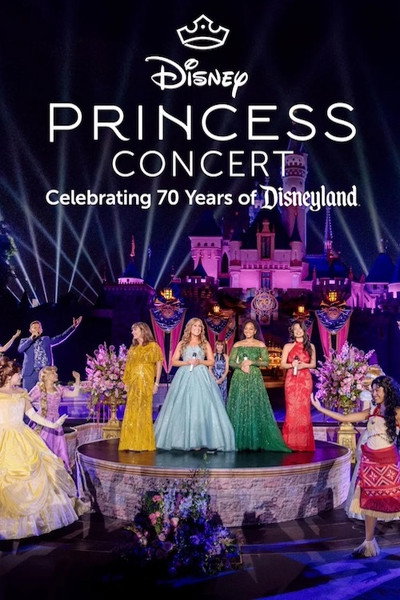 Póster de Concierto de Princesas Disney: Celebrando 70 años de Disneyland