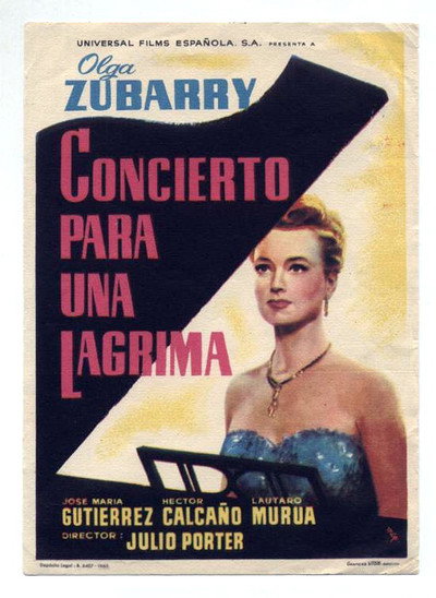 Póster de Concierto para una lágrima