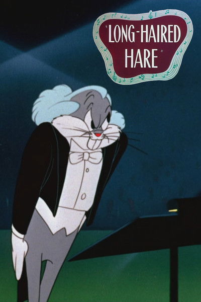 Póster de Conejo de pelo largo