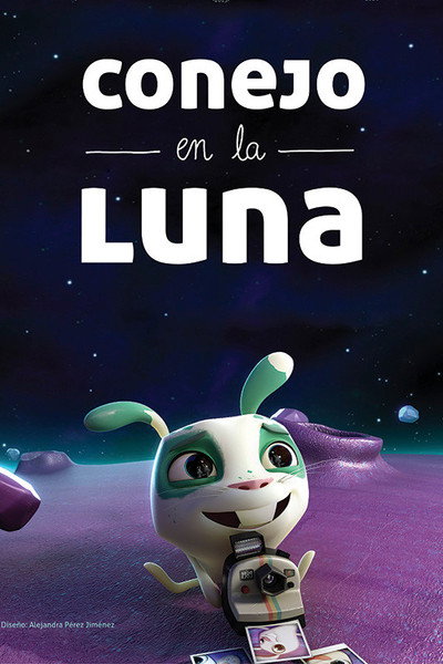 Póster de Conejo en la Luna