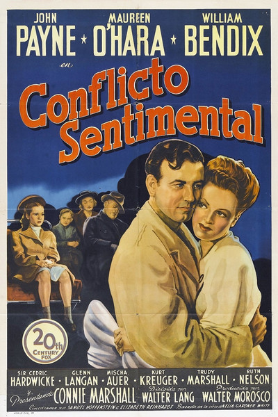 Póster de Conflicto sentimental