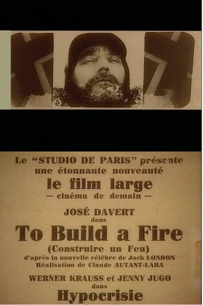 Póster de Construire un feu