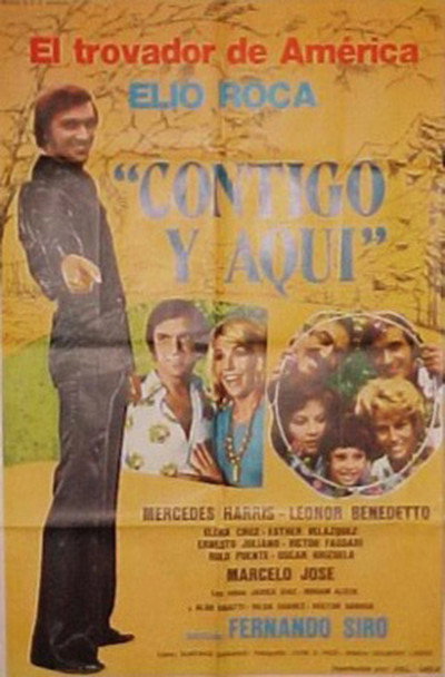 Póster de Contigo y aquí