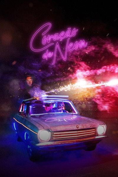 Póster de Coração de Neon