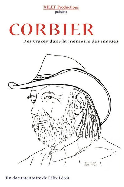 Póster de Corbier, des traces dans la mémoire des masses