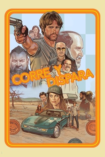 Póster de Corre y dispara