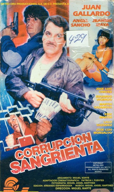 Póster de Corrupción sangrienta