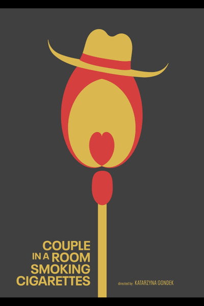 Póster de Couple in a room smoking cigarettes