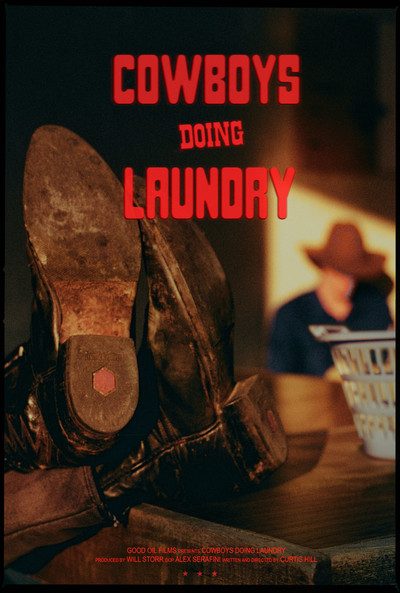 Póster de Cowboys Doing Laundry