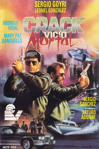 Póster de Crack, vicio mortal
