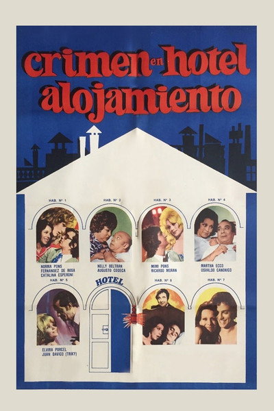 Póster de Crimen en hotel alojamiento