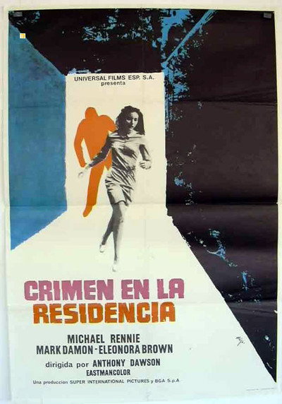 Póster de Crimen en la residencia