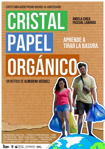 Póster de Cristal, papel, orgánico