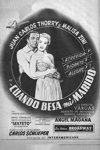 Póster de Cuando besa mi marido