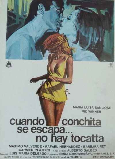 Póster de Cuando Conchita se escapa, no hay tocata