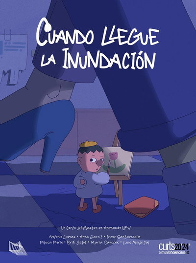 Póster de Cuando llegue la inundación
