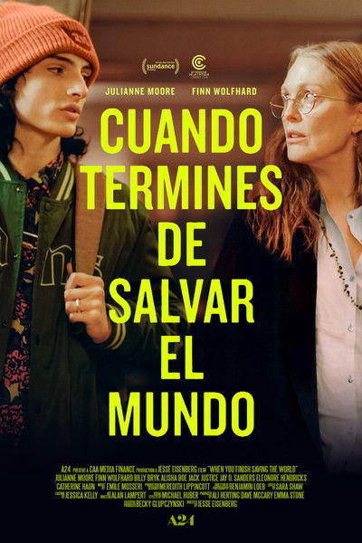 Póster de Cuando termines de salvar el mundo