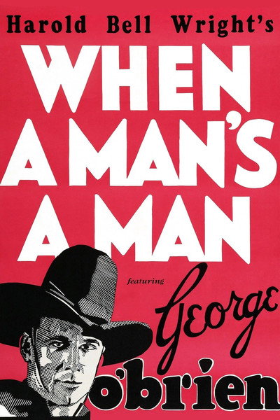 Póster de Cuando un hombre es un hombre