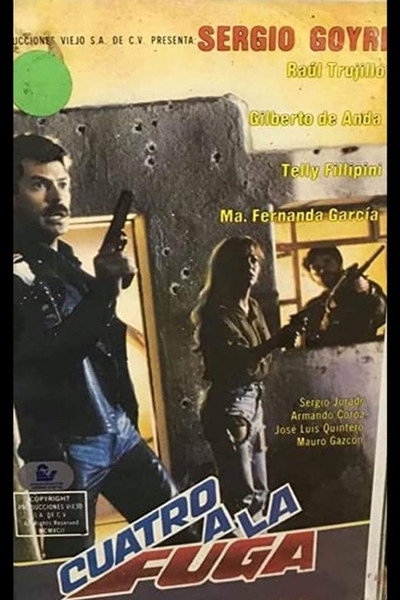 Póster de Cuatro a la fuga