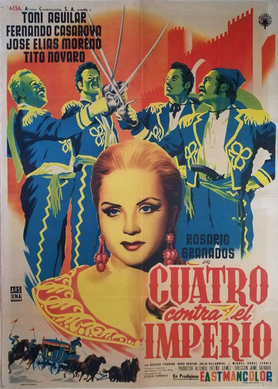 Póster de Cuatro contra el imperio