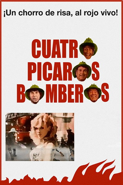 Póster de Cuatro pícaros bomberos