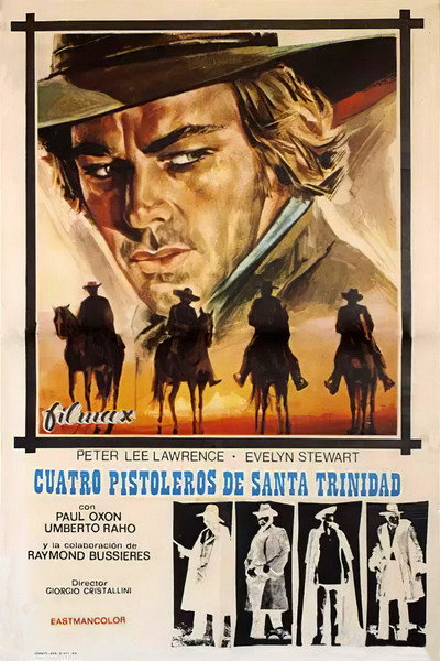 Póster de Cuatro pistoleros de Santa Trinidad