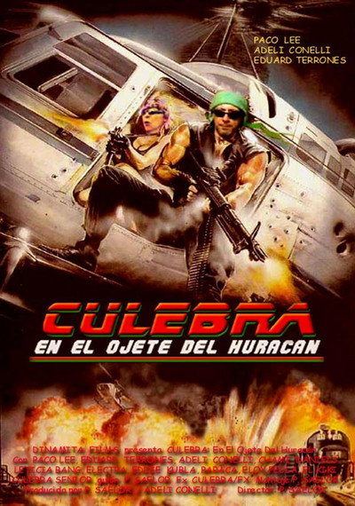 Póster de Culebra, en el ojete del huracán