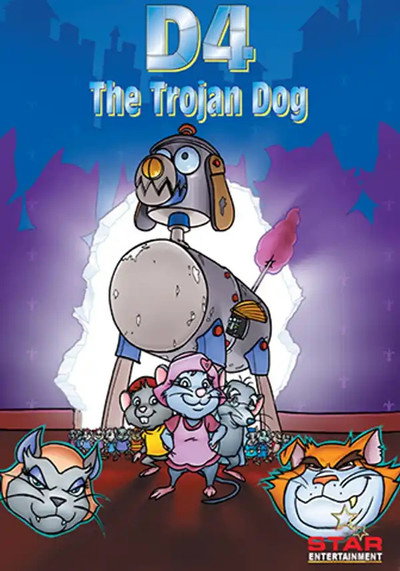 Póster de D4, el perro de Troya