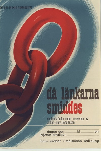 Póster de Då länkarna smiddes