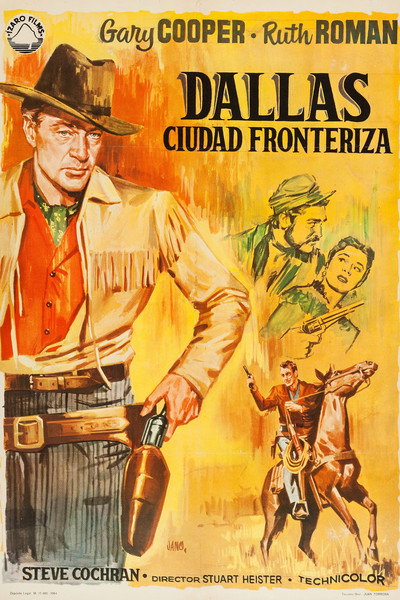 Póster de Dallas, ciudad fronteriza