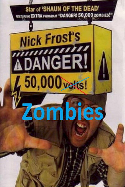 Póster de Danger! 50,000 Zombies!