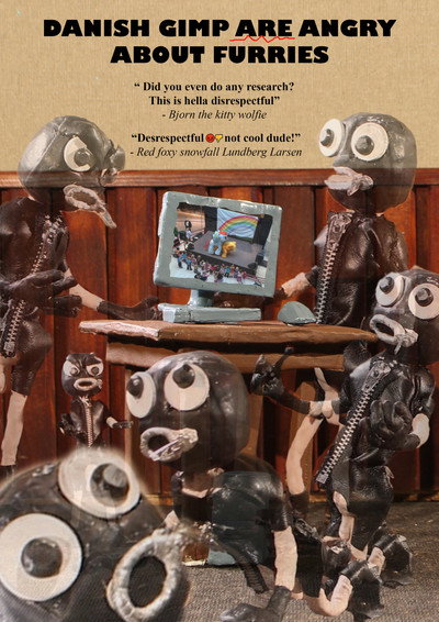 Póster de Danish gimp are angry about furries
