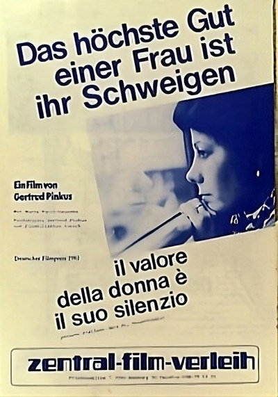 Póster de Das höchste Gut einer Frau ist ihr Schweigen