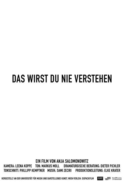 Póster de Das wirst du nie verstehen