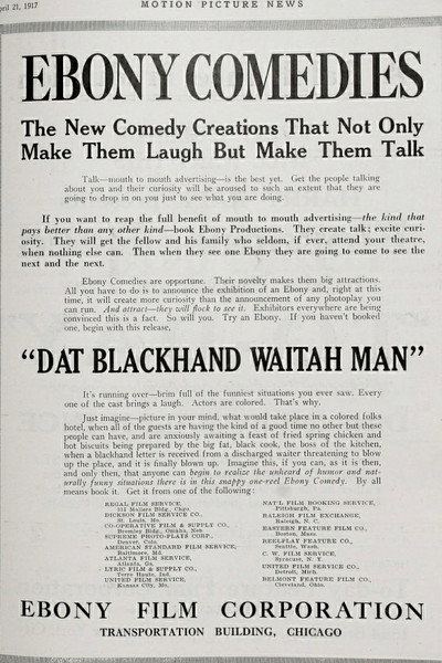 Póster de Dat Blackhand Waitah Man