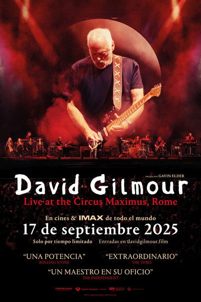 Póster de David Gilmour Live at the Circus Maximus, Rome