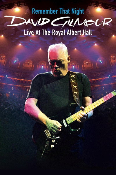 Póster de David Gilmour: Remember That Night