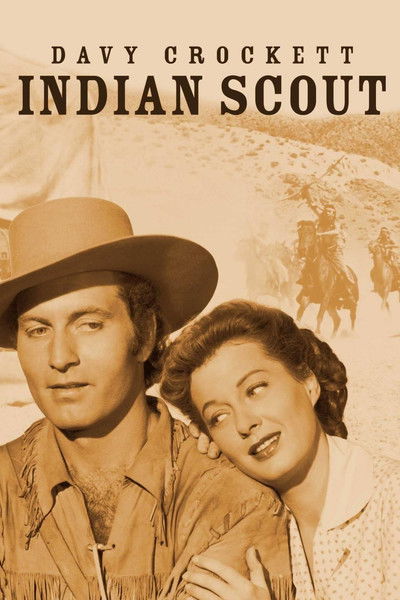 Póster de Davy Crockett, el explorador indio