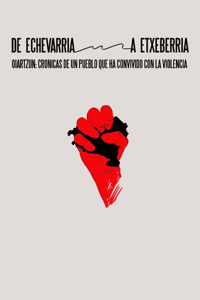 Póster de De Echevarría a Etxeberria: Crónicas de un pueblo que ha convivido con la violencia