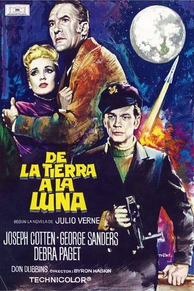 Póster de De la Tierra a la Luna