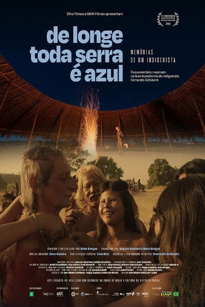 Póster de De Longe Toda Serra é Azul