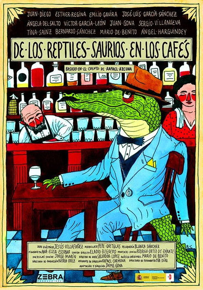 Póster de De los reptiles-saurios en los cafés