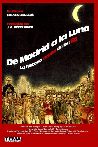 Póster de De Madrid a la Luna