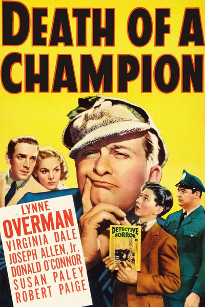 Póster de Death of a Champion