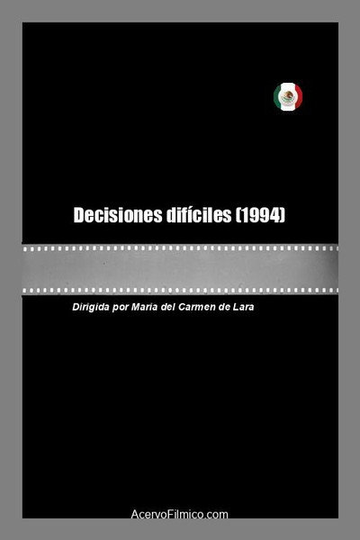 Póster de Decisiones difíciles