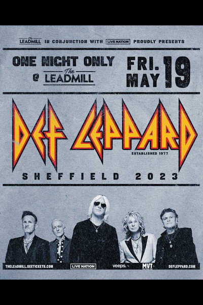 Póster de Def Leppard - Live at the Leadmill