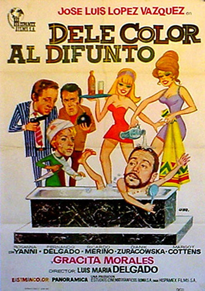 Póster de Dele color al difunto