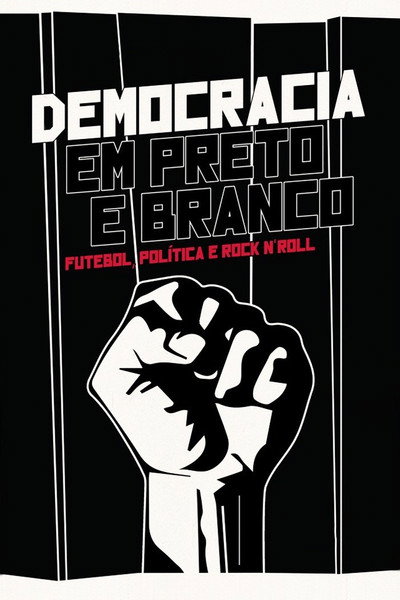 Póster de Democracia em Preto e Branco