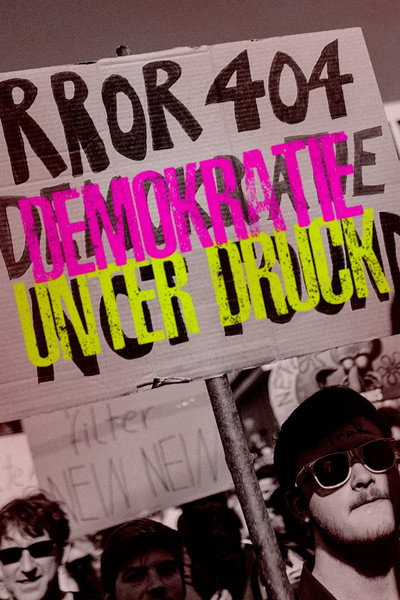 Póster de Demokratie unter Druck: Europa vor der Wahl